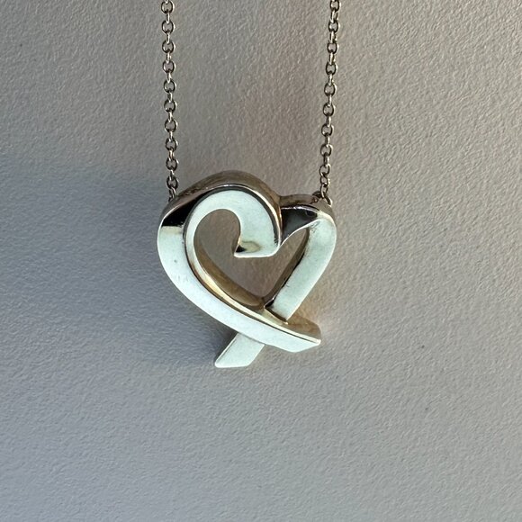 Authentic Tiffany & Co. Paloma Picasso Heart Motif Necklace - Picture 11 of 11